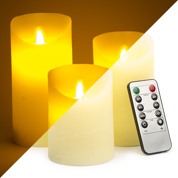 ⋙ LED kaars met bewegende vlam kopen?